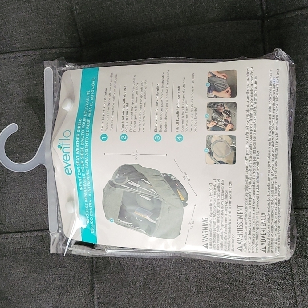 ❤️Evenflo Infant Car Seat Weather Shield - Picture 2 of 2